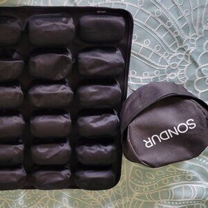 Sondur Black Travel Cushion & carrying case